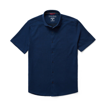 Navy Short Sleeve T-Series Shirt Men's Everyday Comfort Tee | Stone Rose Navy Short Sleeve T-Series Shirt Men's Everyday Comfort Tee | Stone Rose