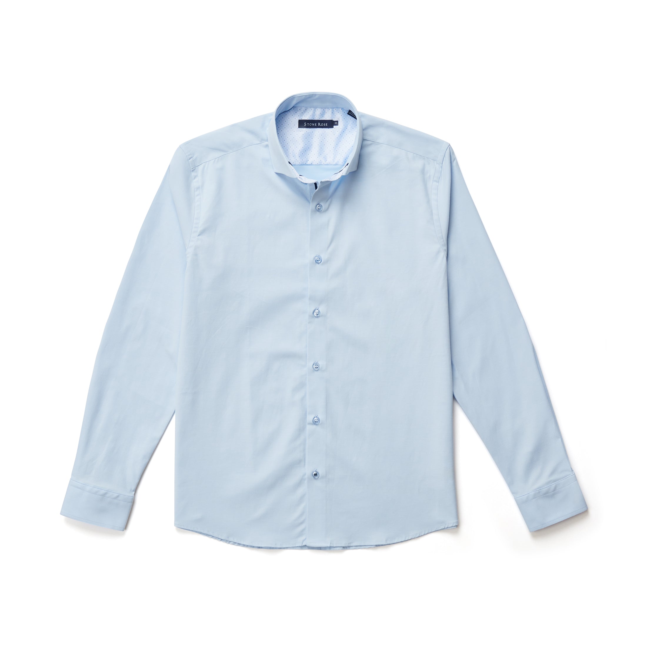Light Blue Solid Long Sleeve DryTouch® Shirt