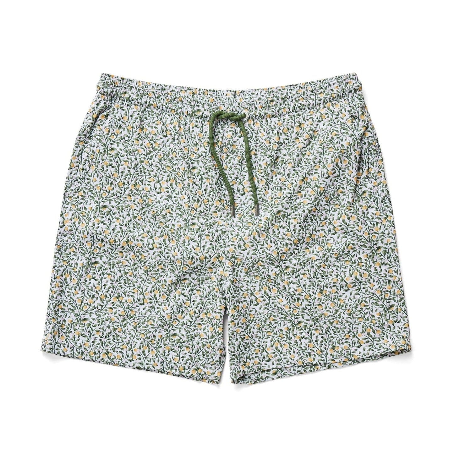 HELIOS - White Grapefruit Trees Swim Shorts
