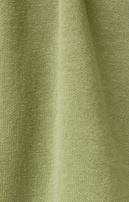 Sage Solid Garment Washed Hoodie