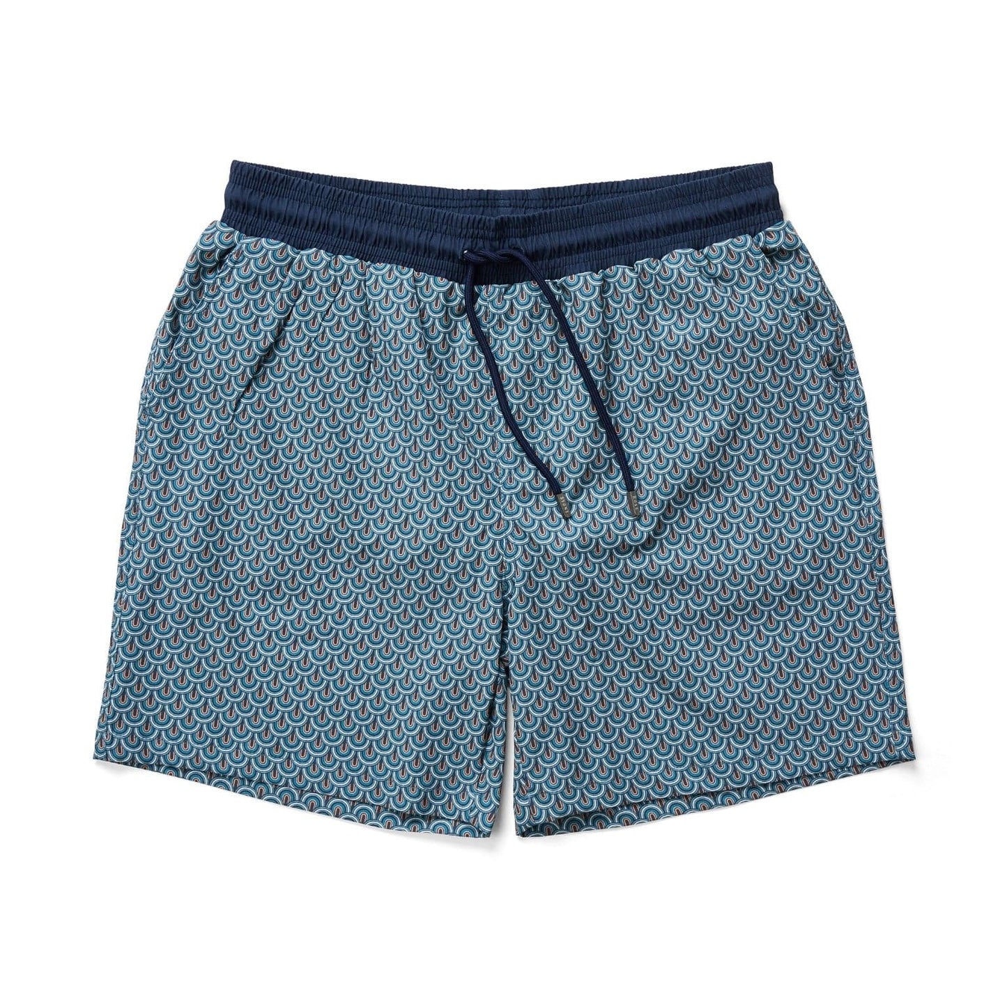 HELIOS - Blue Retro Swim Shorts