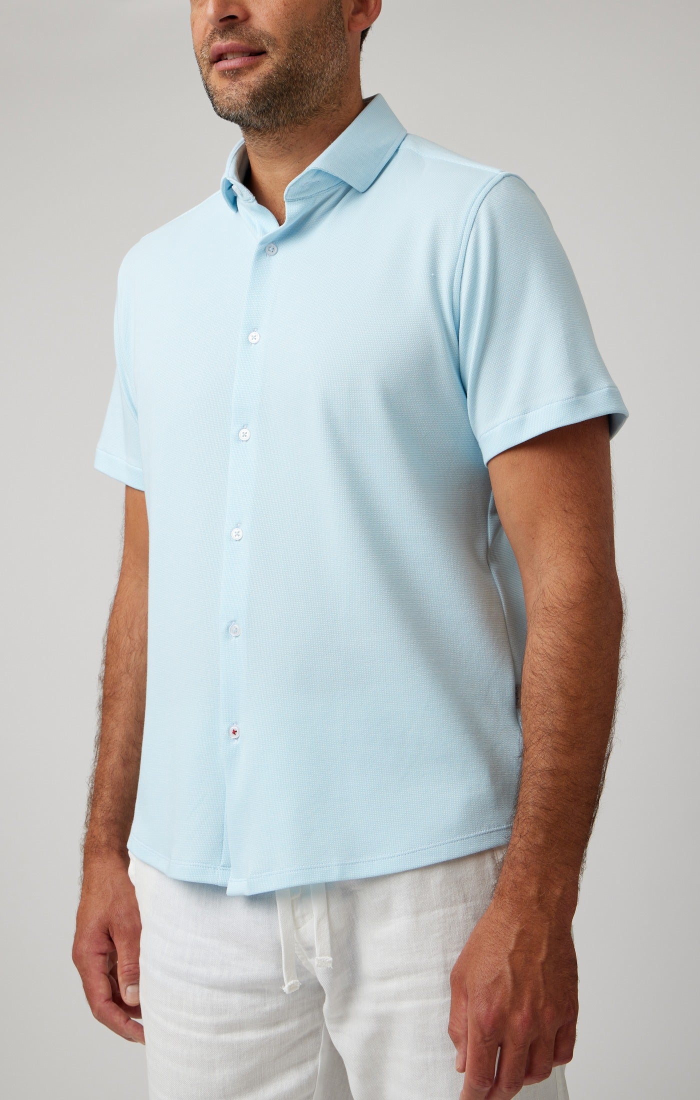 Light Blue Short Sleeve T-Series Shirt