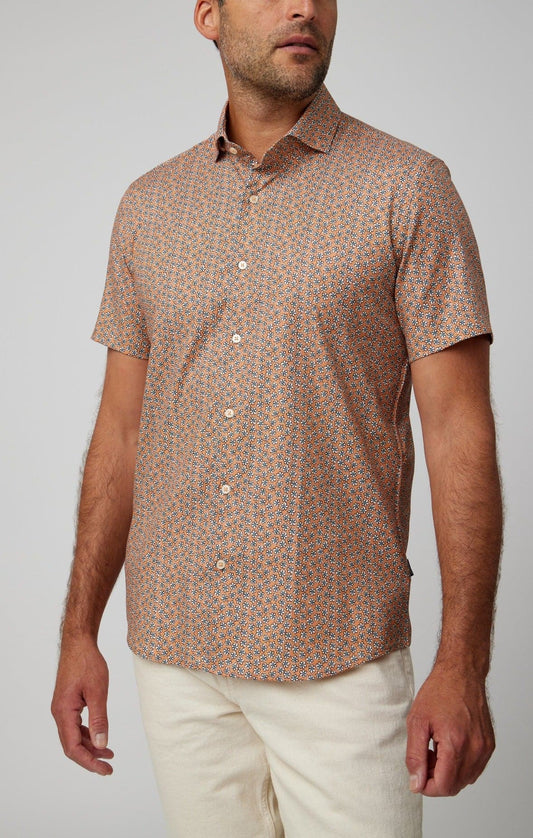 Copper Daisies Short Sleeve Shirt
