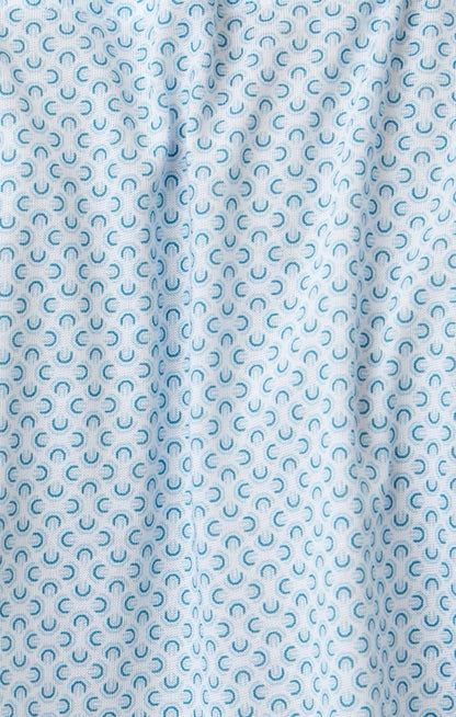 Light Blue Link Short Sleeve Polo