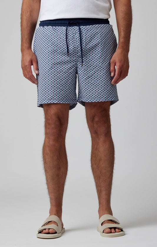 HELIOS - Lavender Palm Swim Shorts
