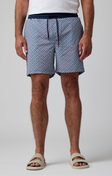 Lavender Palm Swim Shorts – Men's Quick-Dry Beach & Pool Trunks