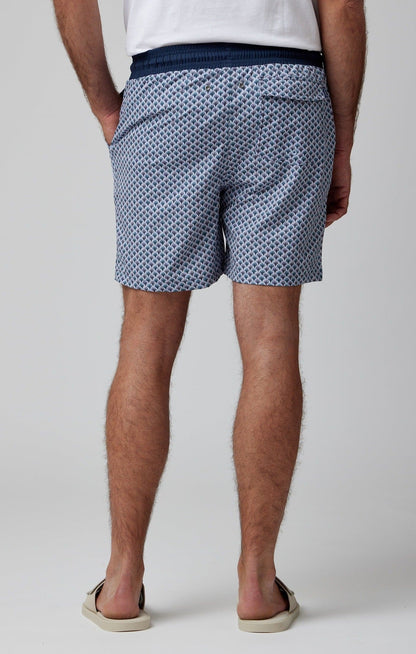 HELIOS - Lavender Palm Swim Shorts