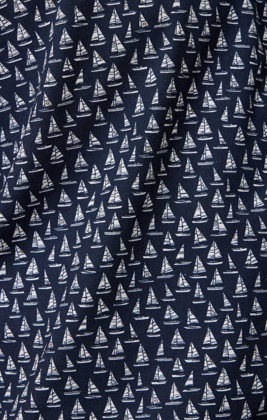 Navy Sailboats Short Sleeve Shirt