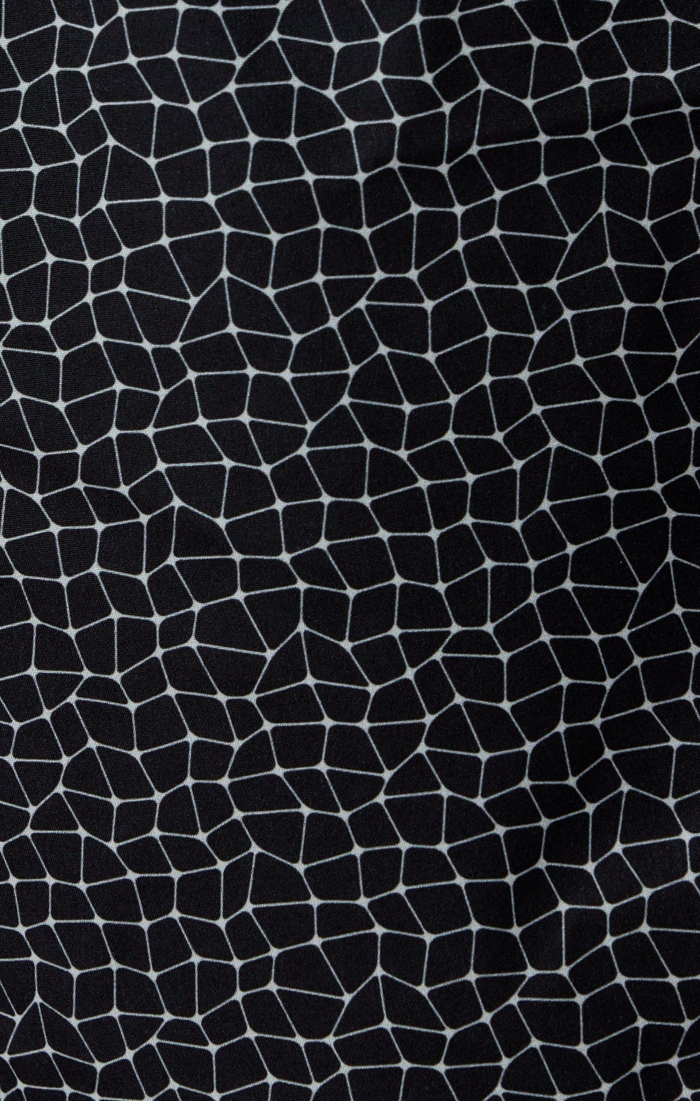 Black Wavy Swim Shorts