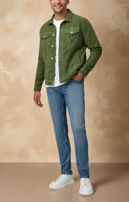 VALLEY - Sage Solid Antique Washed Jacket
