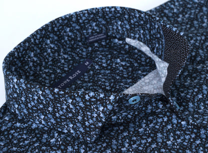NOVA - Blue Shadow Ditsy Long Sleeve Shirt