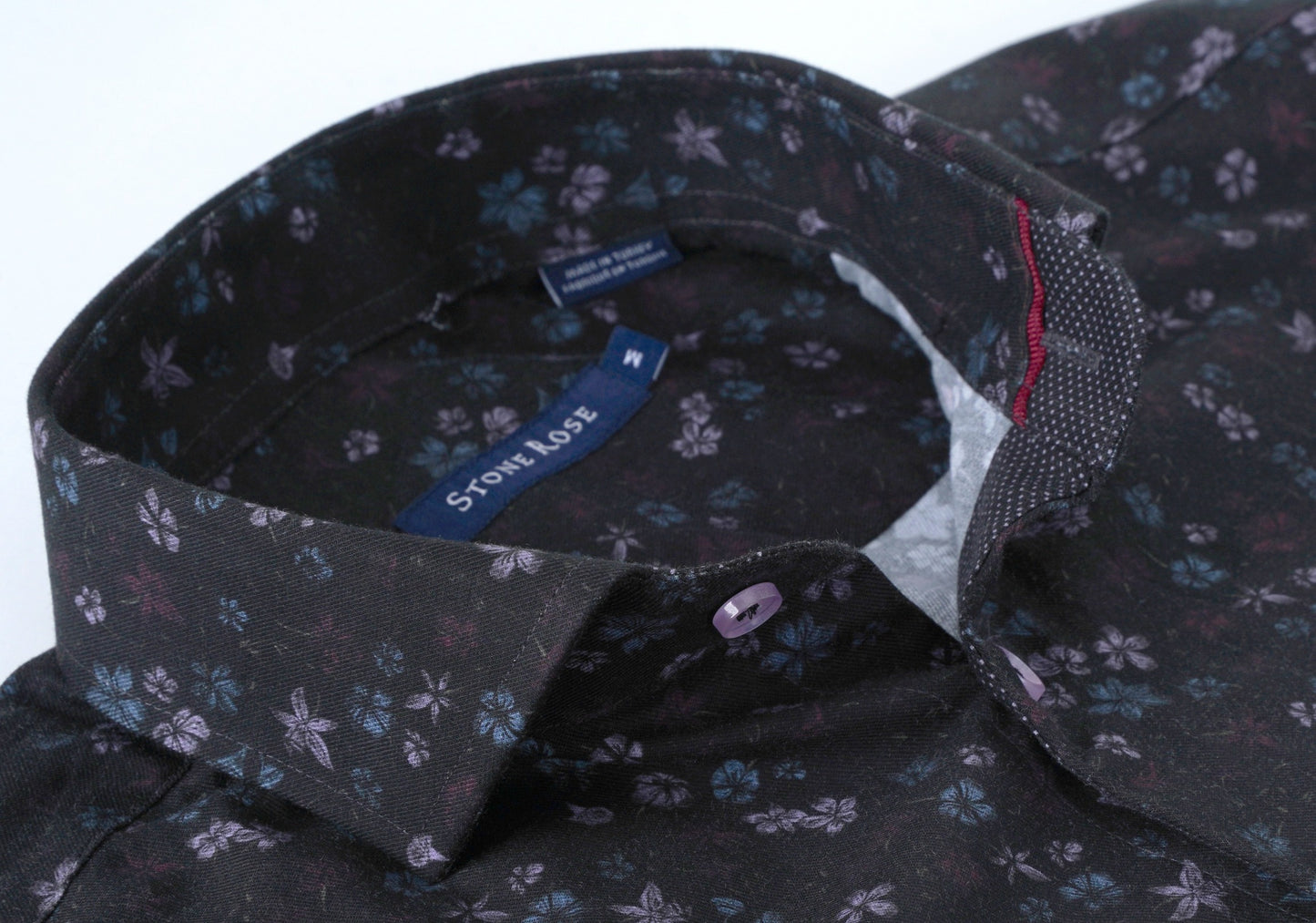 NOVA - Black Floral Long Sleeve Shirt
