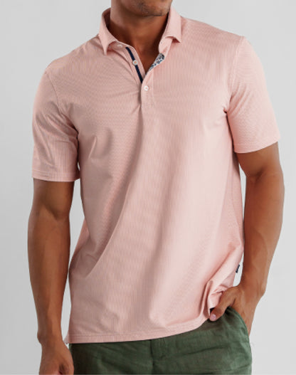 APEX  - Copper Birdseye Polo