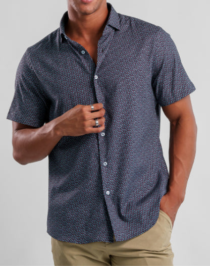 NOVA - Dark Navy Artisanal Ditsy