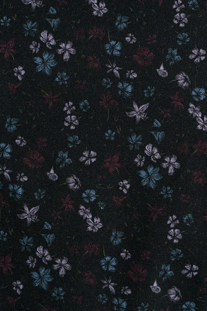 NOVA - Black Floral Long Sleeve Shirt