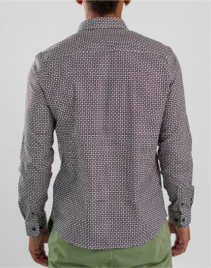 NOVA - Burgundy Petal Long Sleeve Shirt