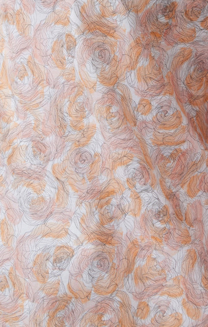 Copper Watercolor Short Sleeve Shirt