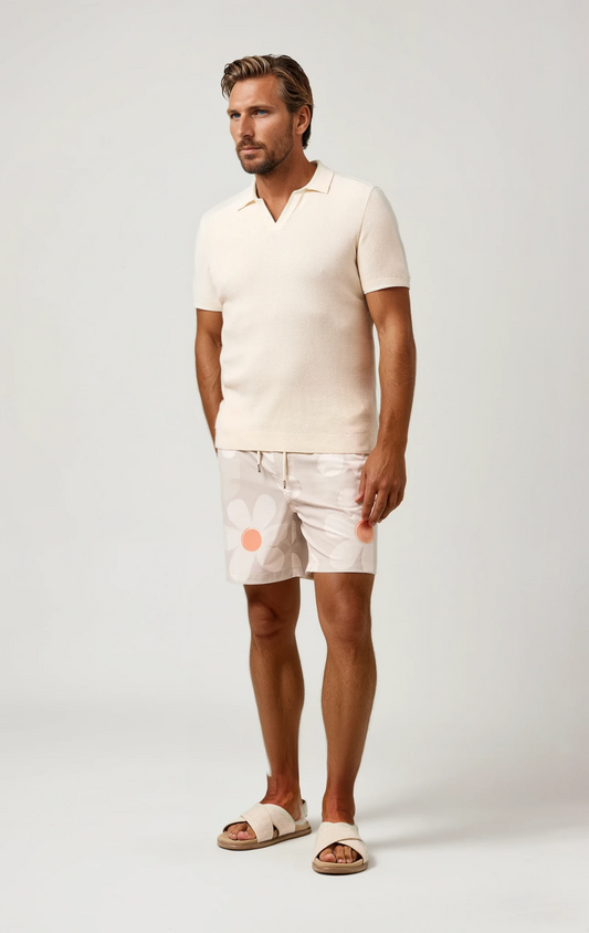 HELIOS - Big Flower Swim Shorts