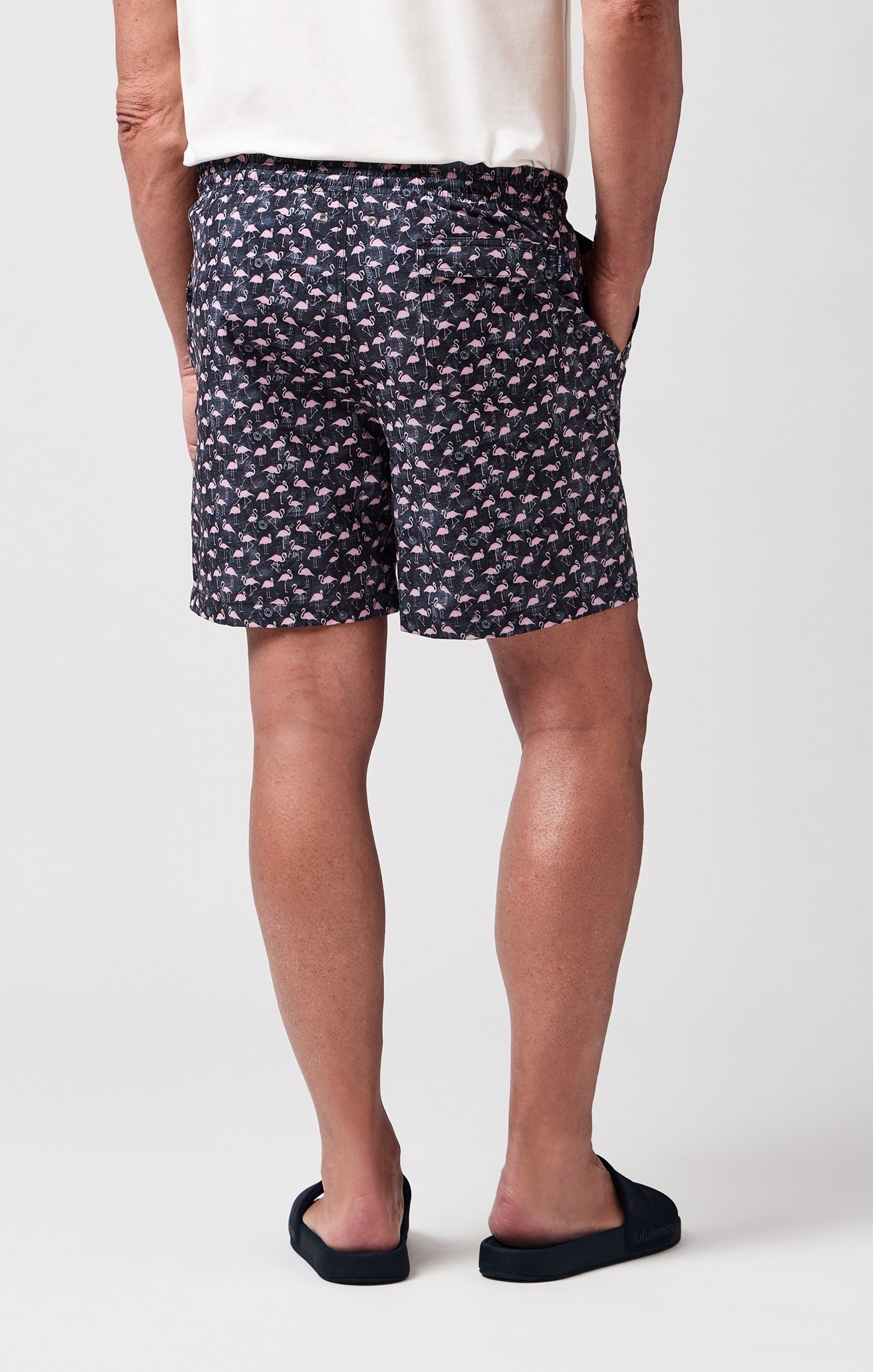 HELIOS - Black Flamingo Affair Swim Shorts