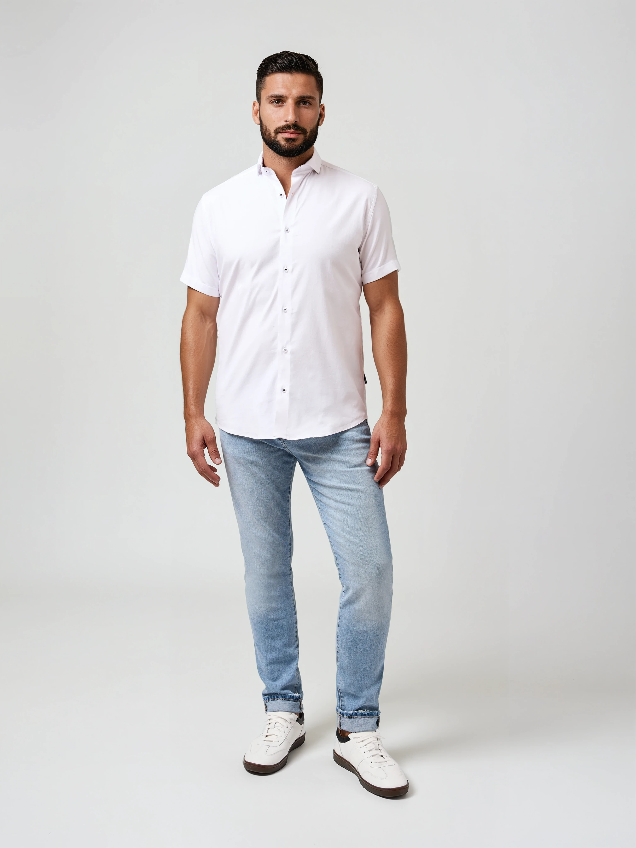 NOVA - Legacy White Short Sleeve Shirt