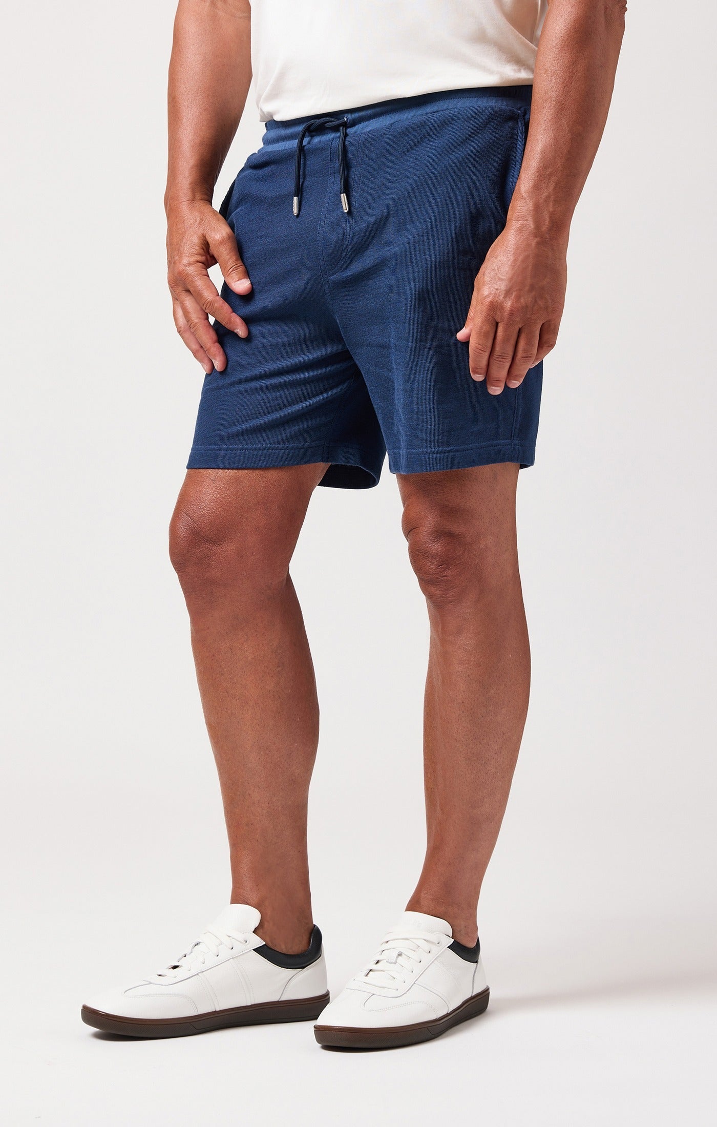 TWILIGHT - Navy Terry Knit Comfort Short