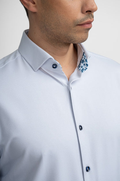 APEX - White Birdseye Long Sleeve Shirt