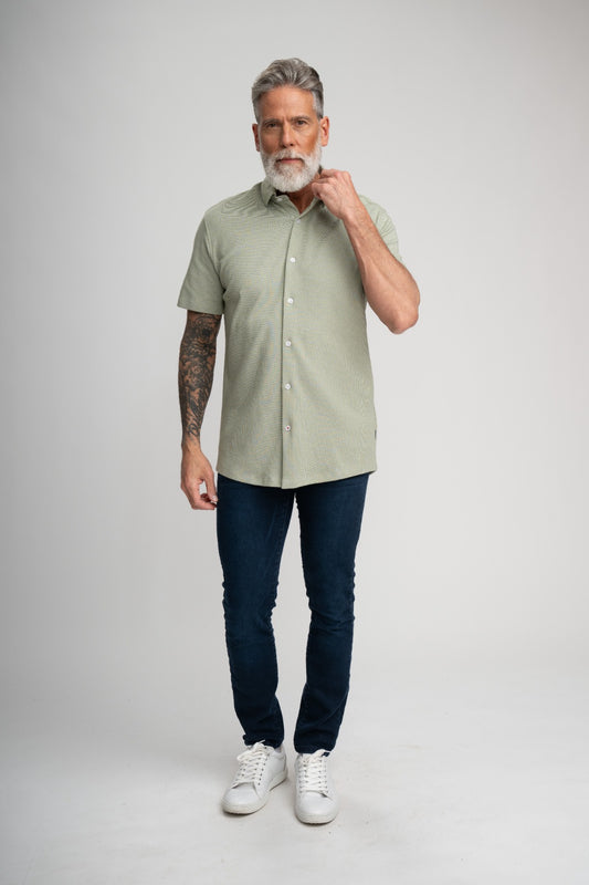 ORIGIN - Olive Short Sleeve Shirt
