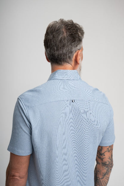 ORIGIN - Medium Blue Short Sleeve Shirt