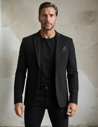Black Stretch Performance Blazer