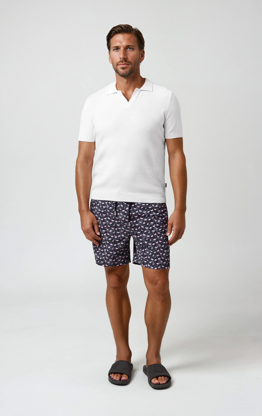 HELIOS - Black Flamingo Affair Swim Shorts