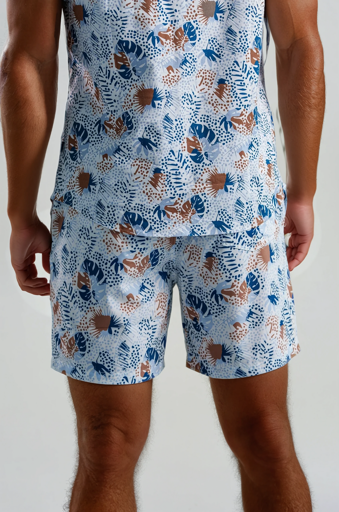 Tropical Print Swim Short