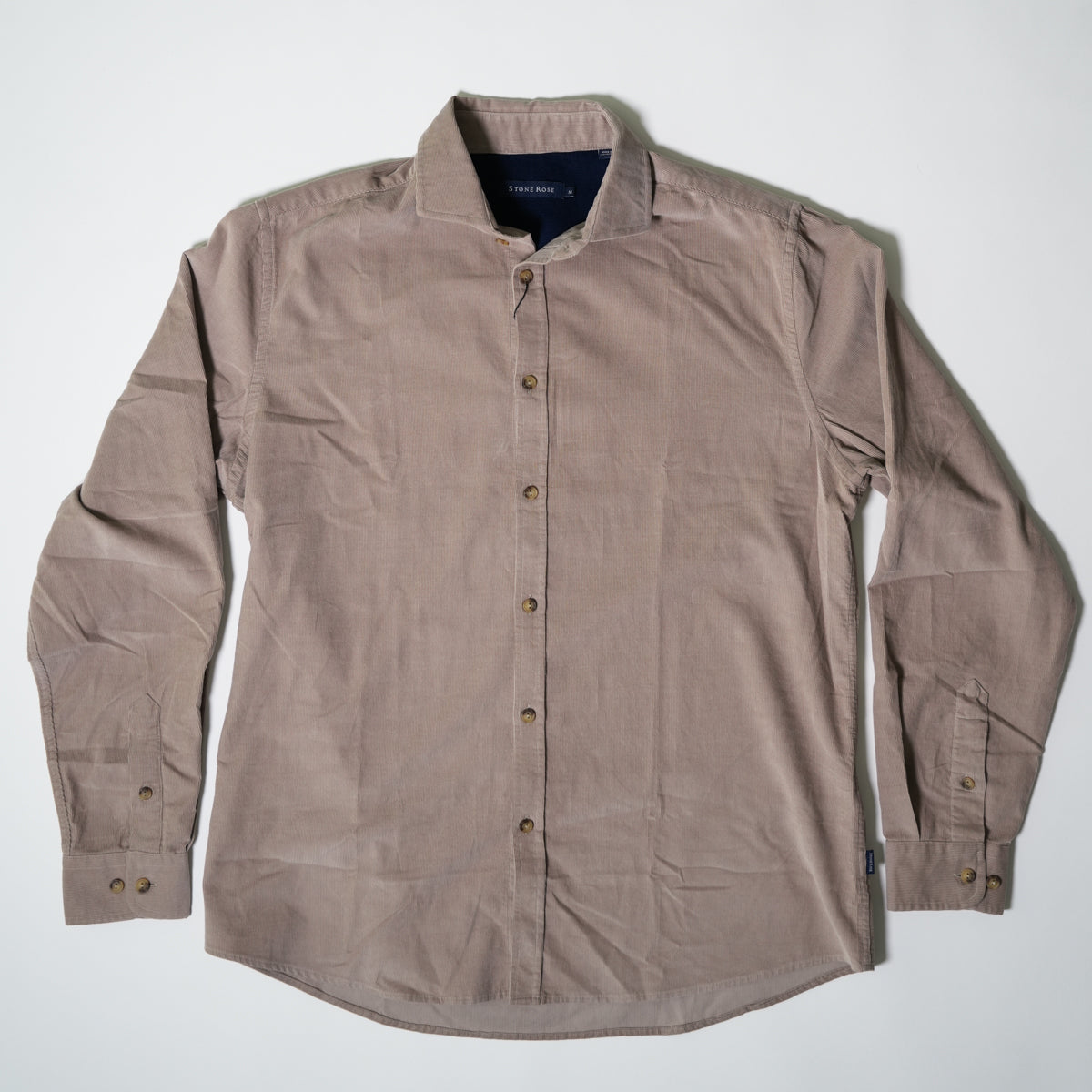 TRAVERSE - Dark Pink Corduroy Shirt