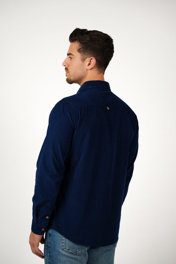TRAVERSE - Dark Navy Corduroy Shirt