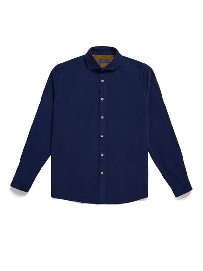TRAVERSE - Dark Navy Corduroy Shirt