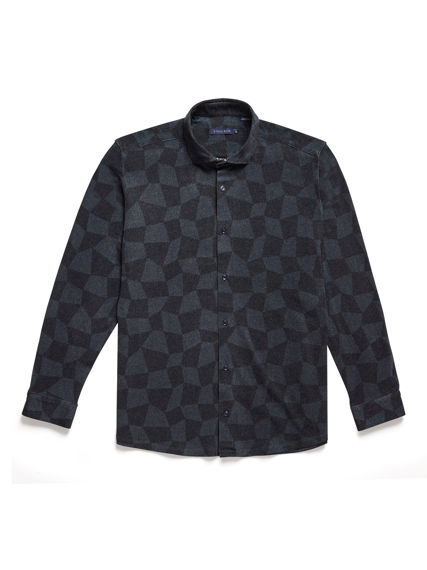 ROVER - Black Warped Checkerboard Shirt