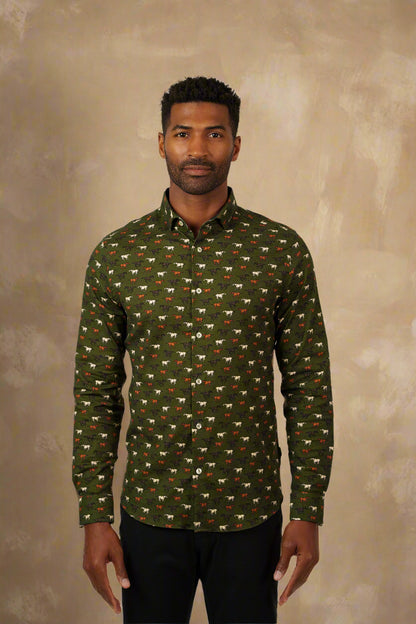 NOVA - Dark Green Wild Stallions Shirt