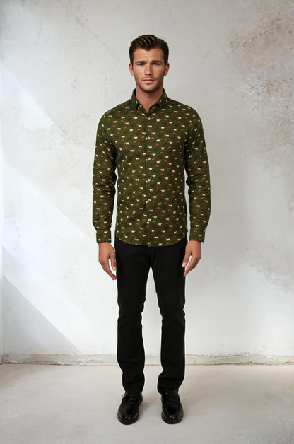 NOVA - Dark Green Wild Stallions Shirt