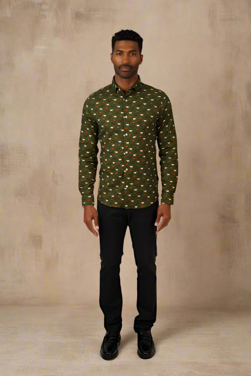 NOVA - Dark Green Wild Stallions Shirt