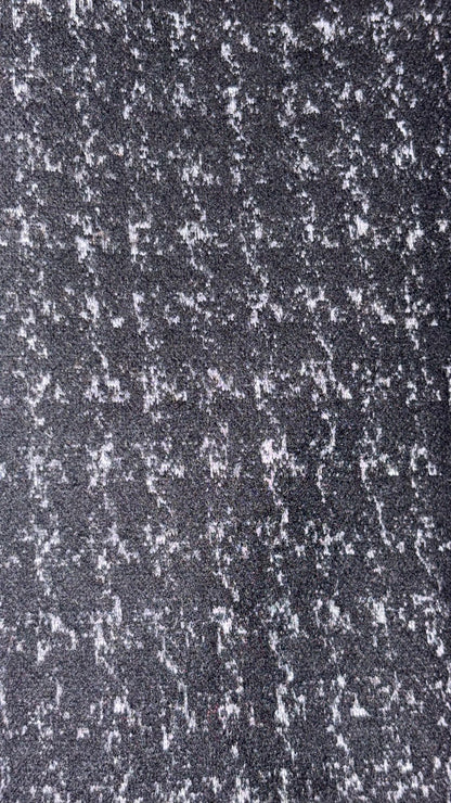 HUNTER - Black Knit Houndstooth Jacket