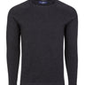 Gray Heather Knit Sweater-Stone Rose