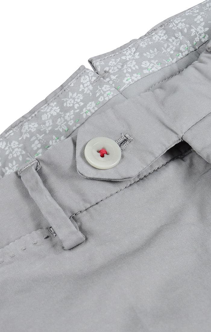 Italian Garment Dyed Chino in Gray - CTA 6101-Stone Rose