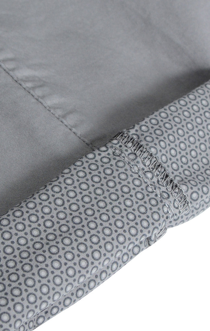 Italian Garment Dyed Chino in Gray - CTA 6101-Stone Rose