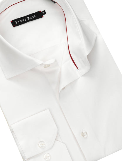 White Dry Touch Long Sleeve Shirt