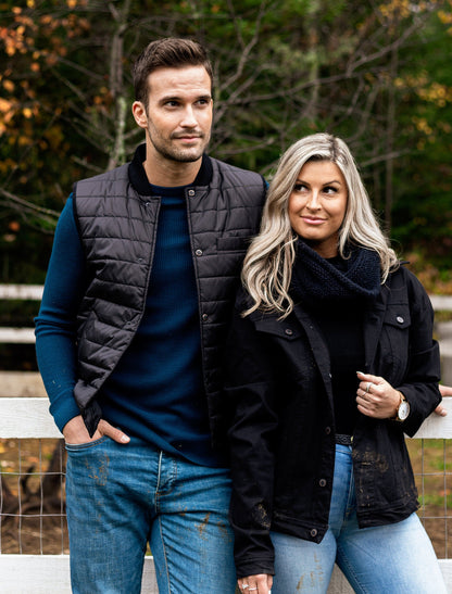 Navy Puffer Vest
