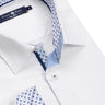 White Waffle Texture Long Sleeve Shirt-Stone Rose