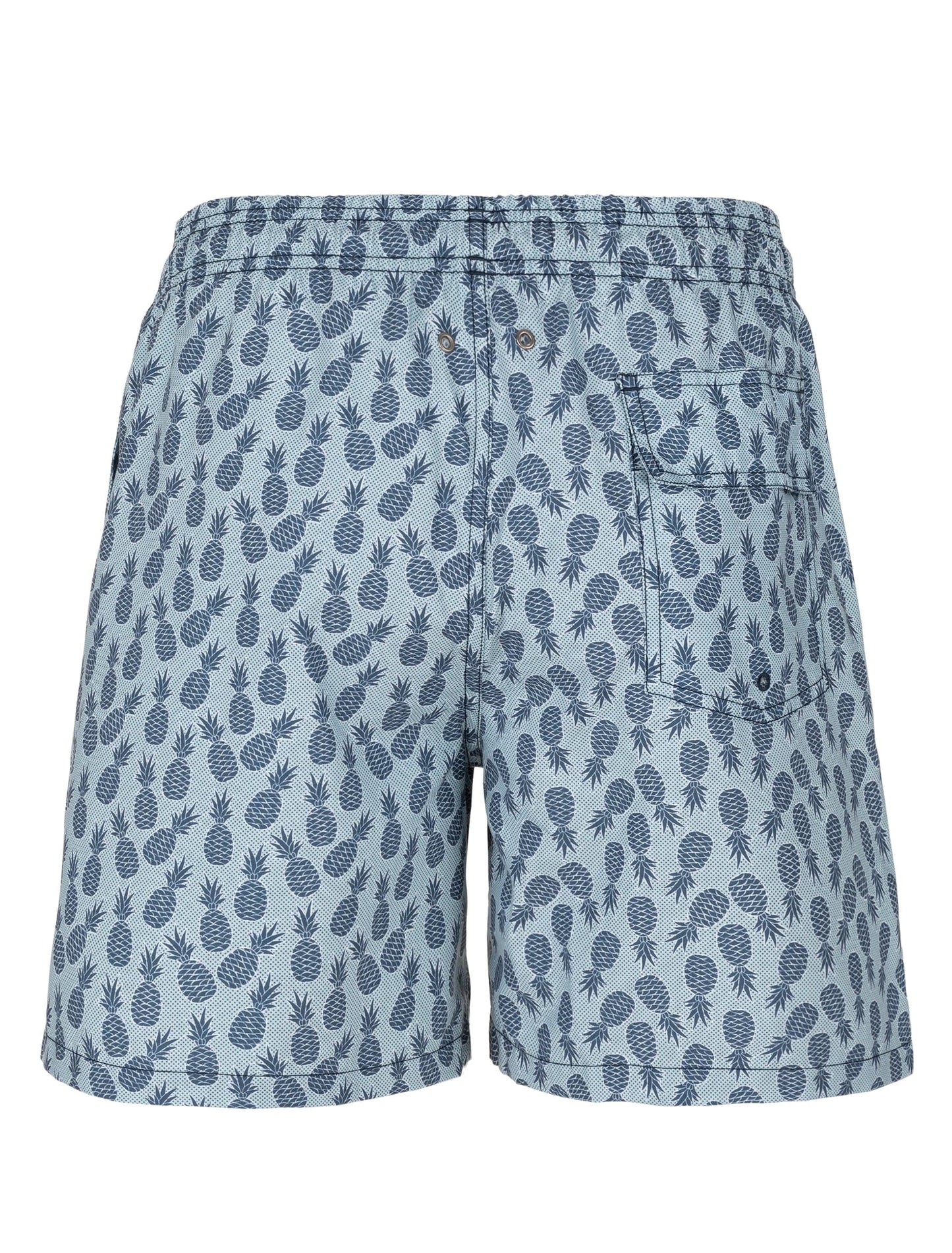 Light Grey Pineapple Stretch Swim Shorts