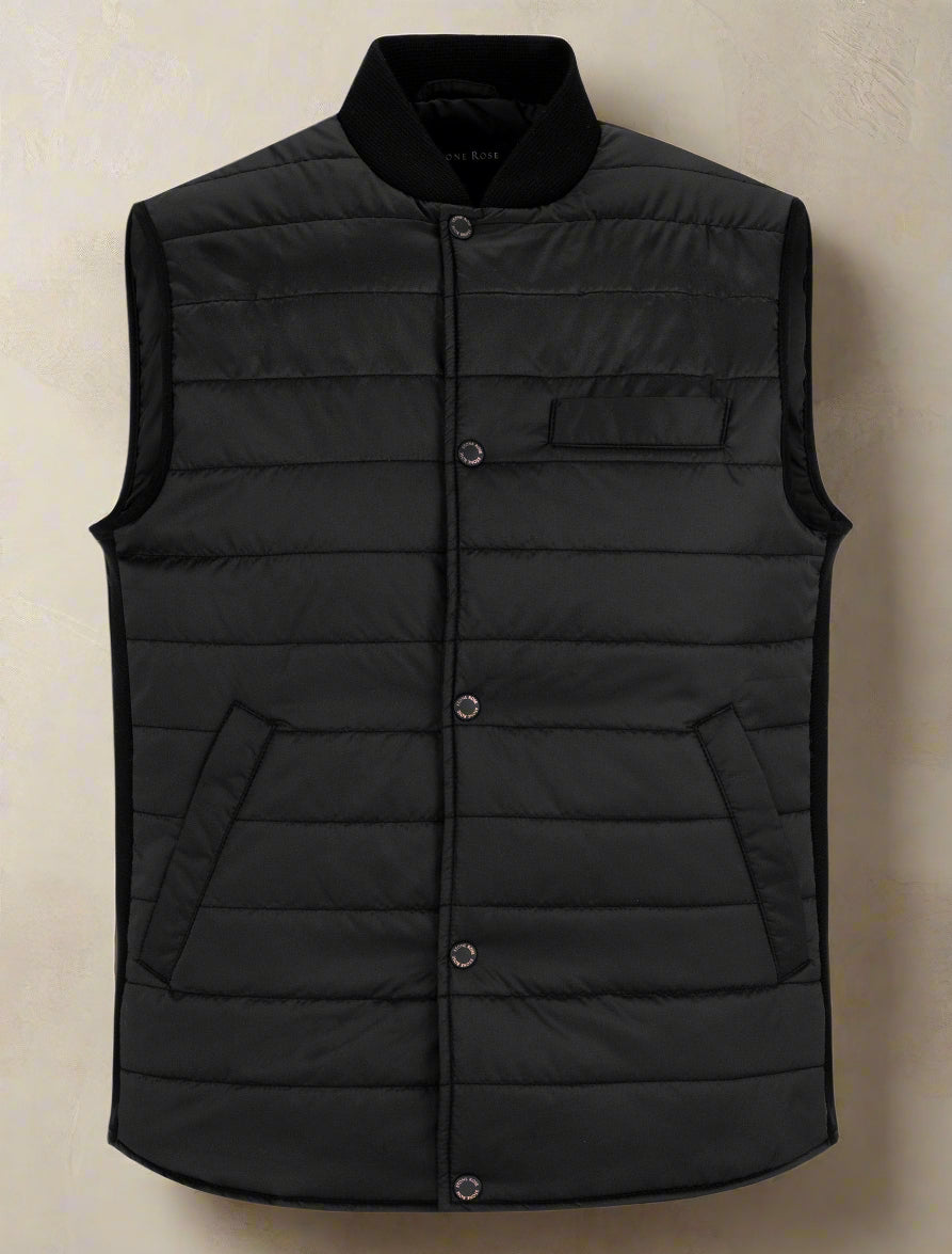 Black Puffer Vest