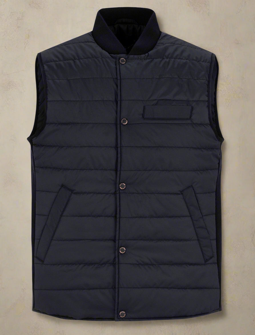Navy Puffer Vest