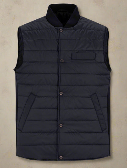 Navy Puffer Vest