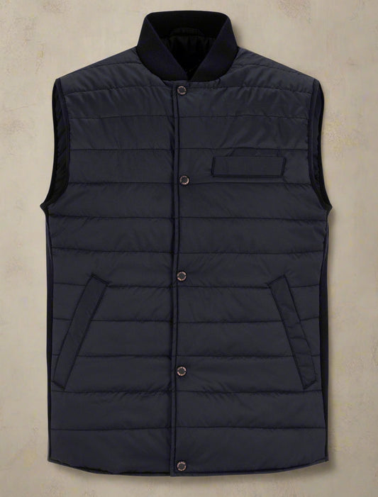 Navy Puffer Vest